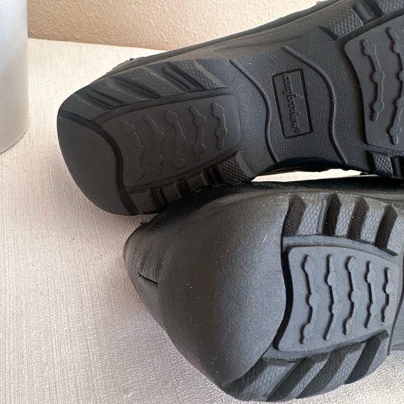 Comfortview Natalia Black Faux Leather Casual Comfy Loafers Women’s 10M - Picture 13 of 14